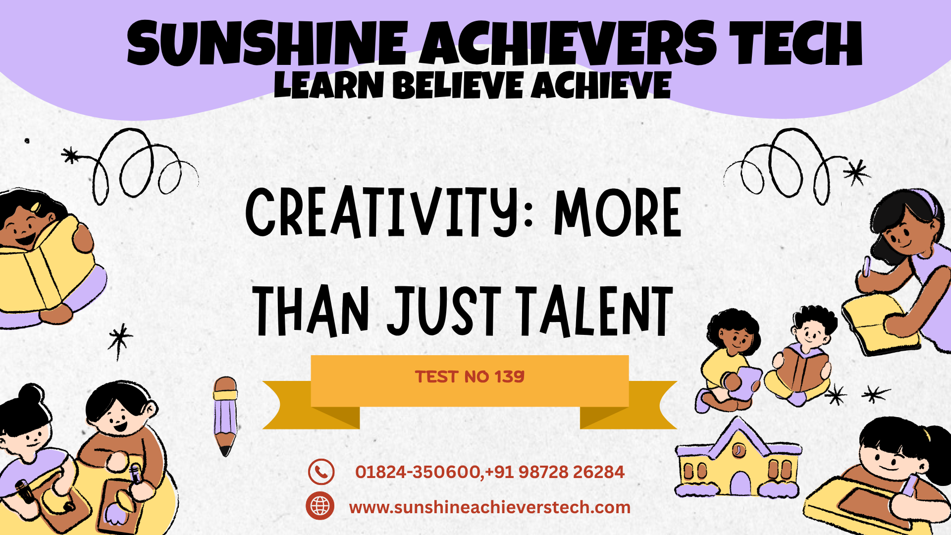 Creative minds brainstorming ideas with colorful illustrations, symbolizing innovation, problem-solving, and imaginative thinking.