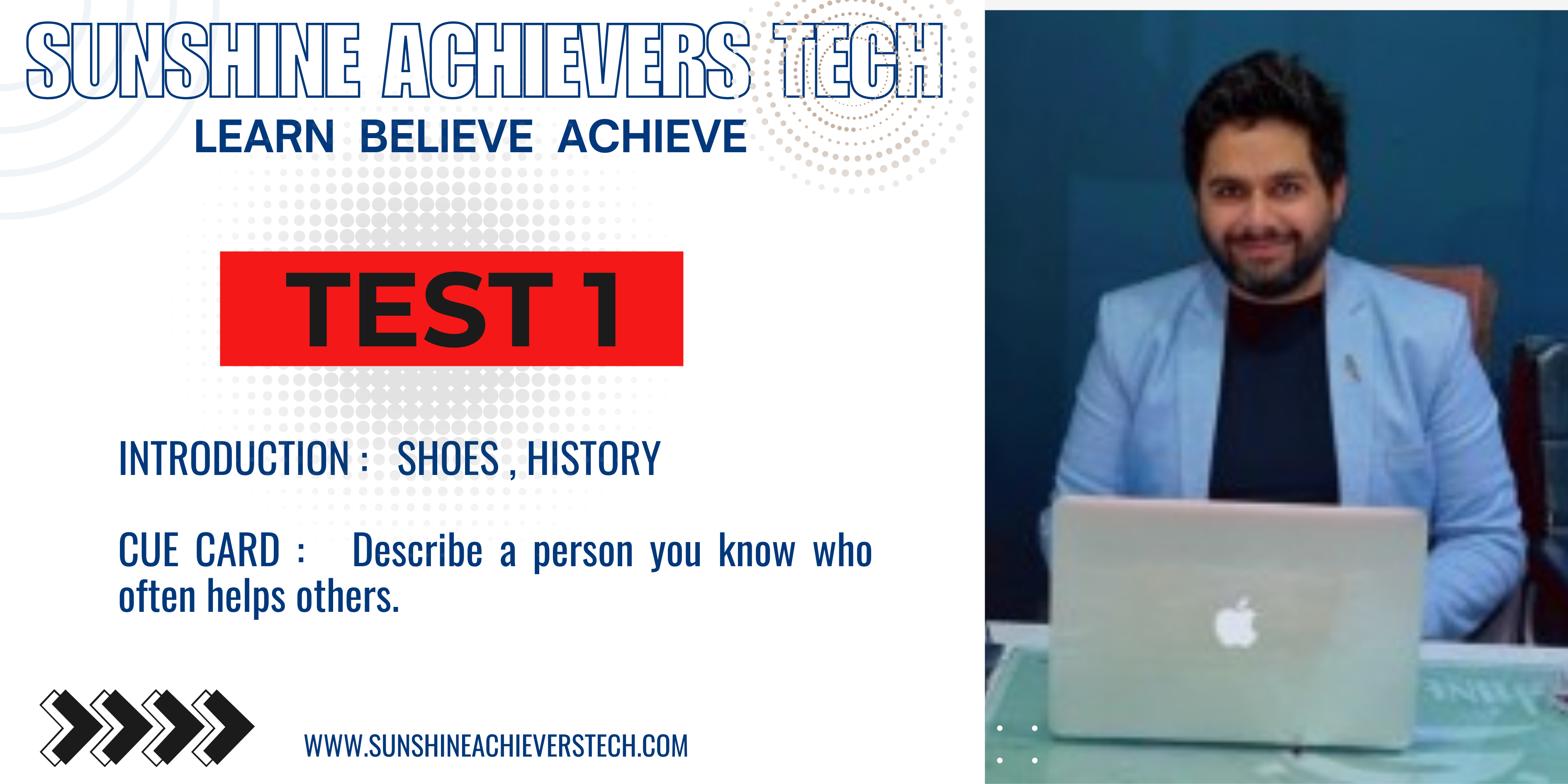 IELTS Speaking Practice Topics – Introduction Questions About Shoes and History | Cue Card Sample: Describe a Helpful Person