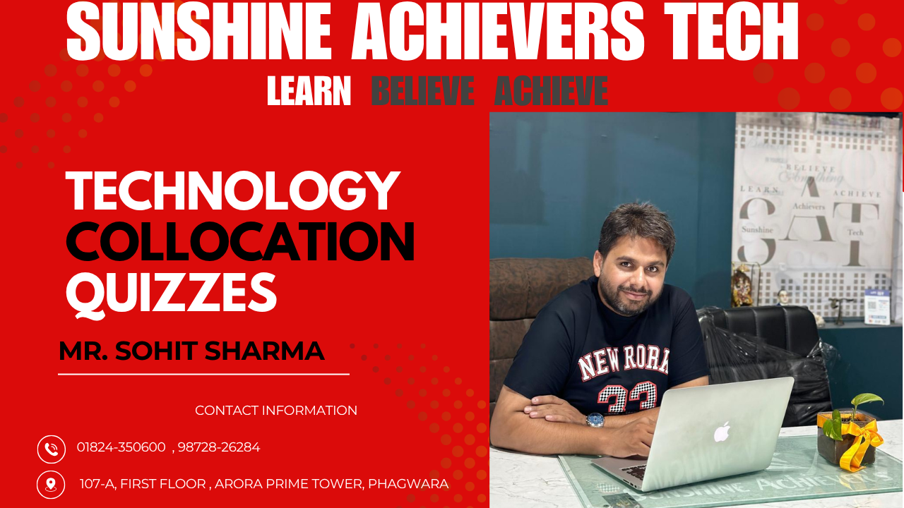 Academic Collocations â€“ Technology Practice Worksheet for IELTS and Academic English Improvement